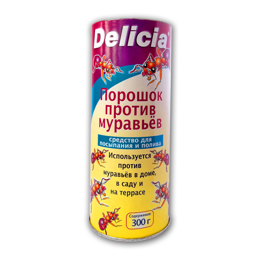 Delicia Активная пищевая гранулированная приманка для муравьев в виде порошка купить оптом